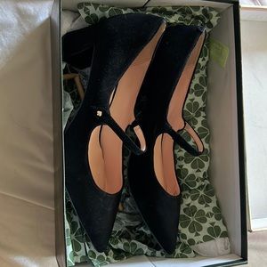 Velvet black Kate spade